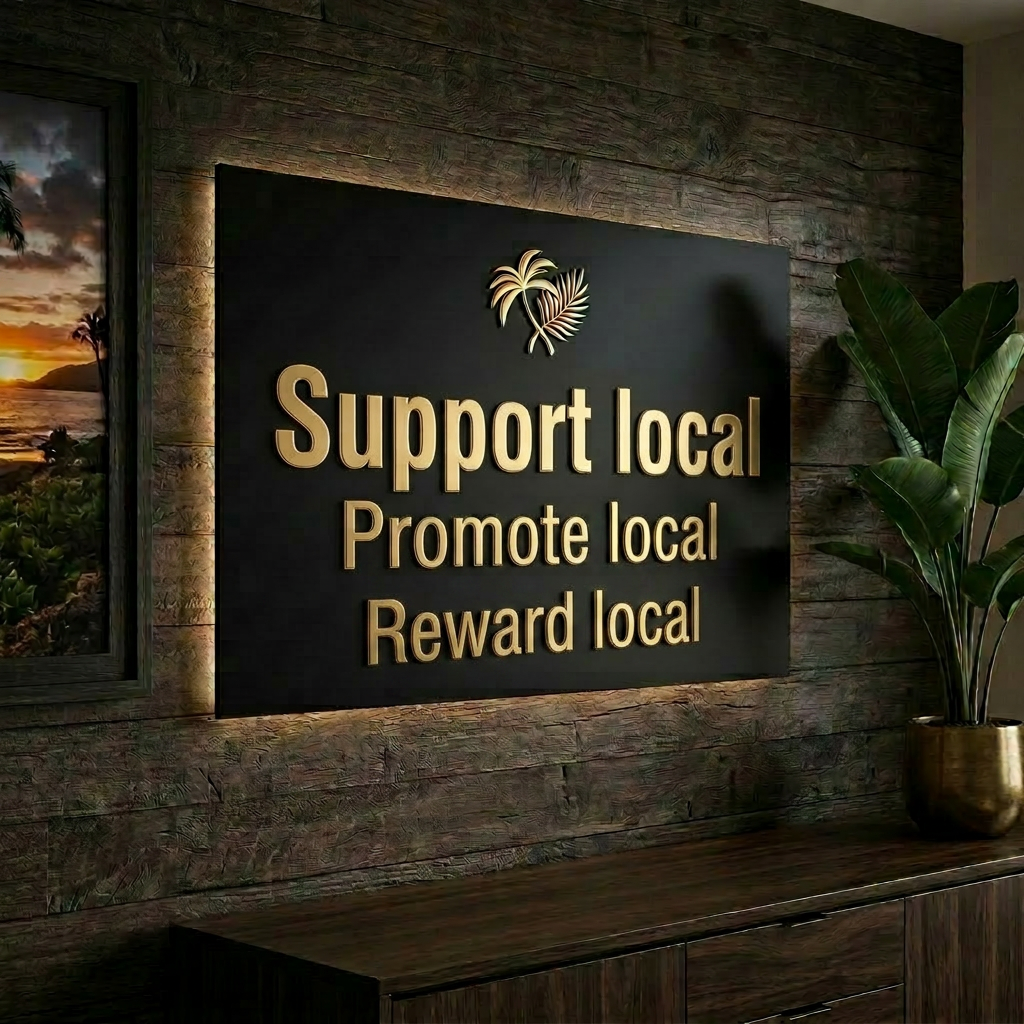support local banner